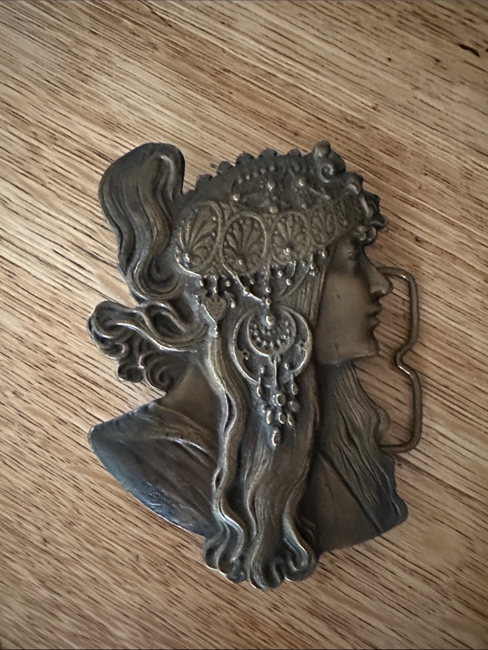 Bergamot Brass Works belt buckle